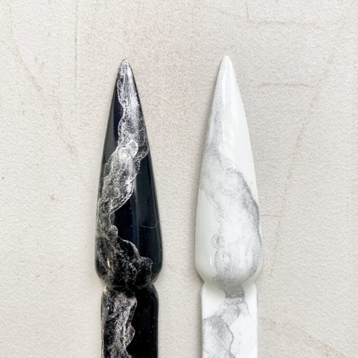 Mei Mei Marble Ink-Silver